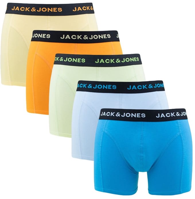 Jack & Jones heren 5P boxers shelby multi