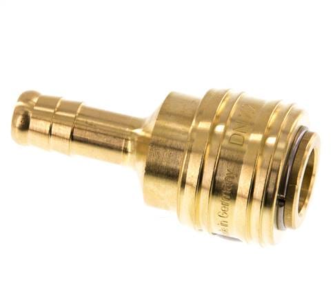 Messing DN 7.2 (Euro) Luchtkoppeling Snelkoppeling 9 mm Slangpilaar