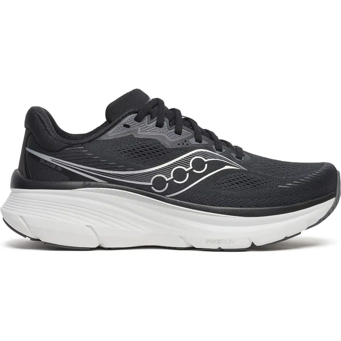 Saucony Guide 19 Sneakers Heren - Zwart - Maat 41 - Mesh/Synthetisch