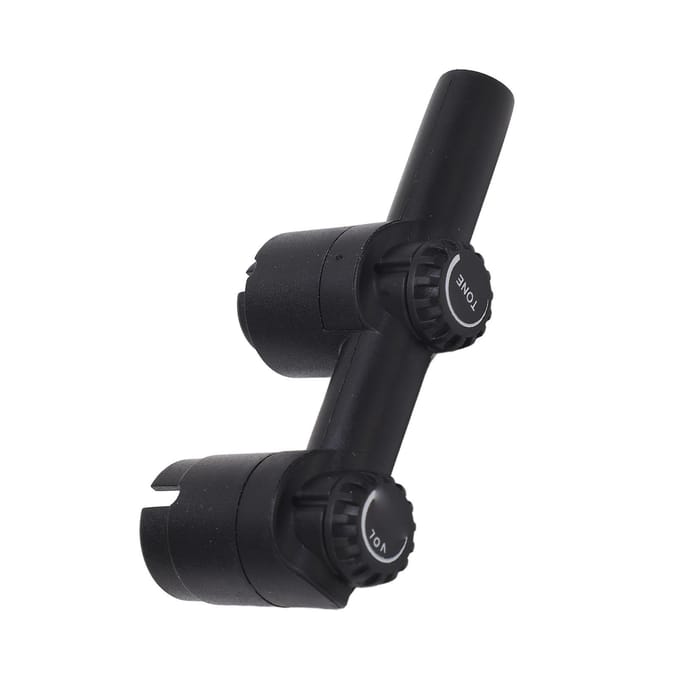 Micro Kazoo Trous Doubles avec Câble Professionnel Plug and Play Instrument Micro Flûte black