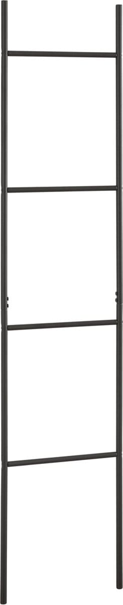 Handdoekrek Bodø 176x38x2 cm staal zwart