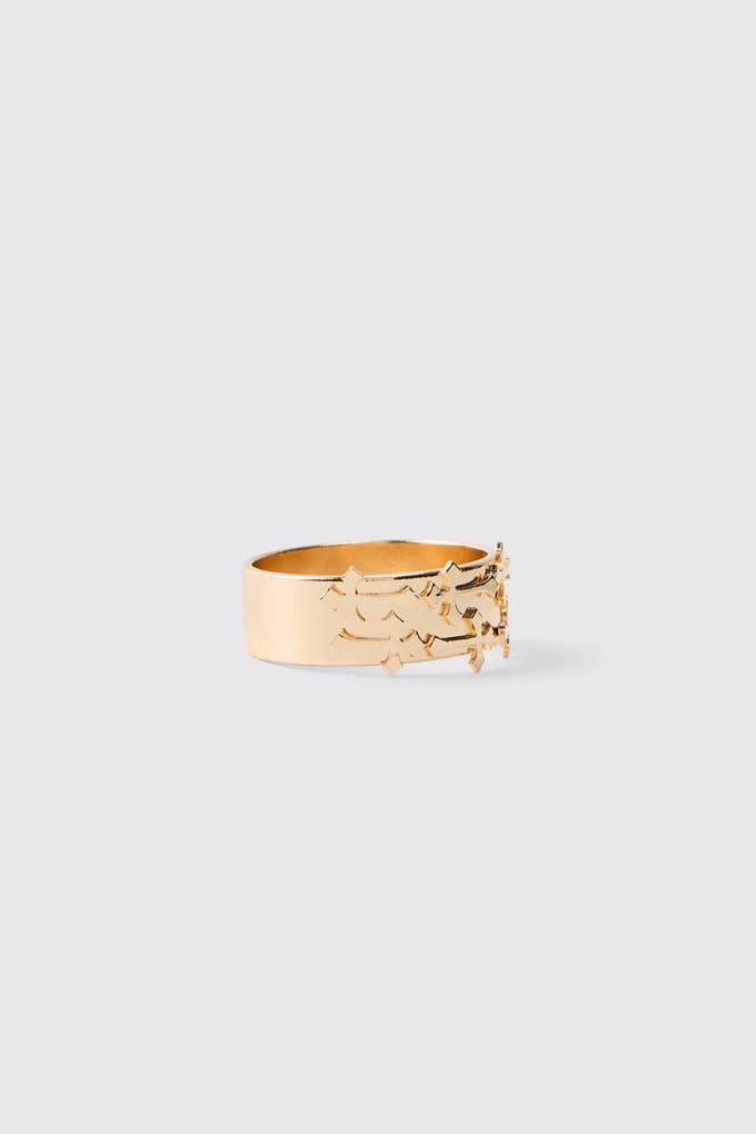Multi Kruis Ring | Gold | Size Small/Medium