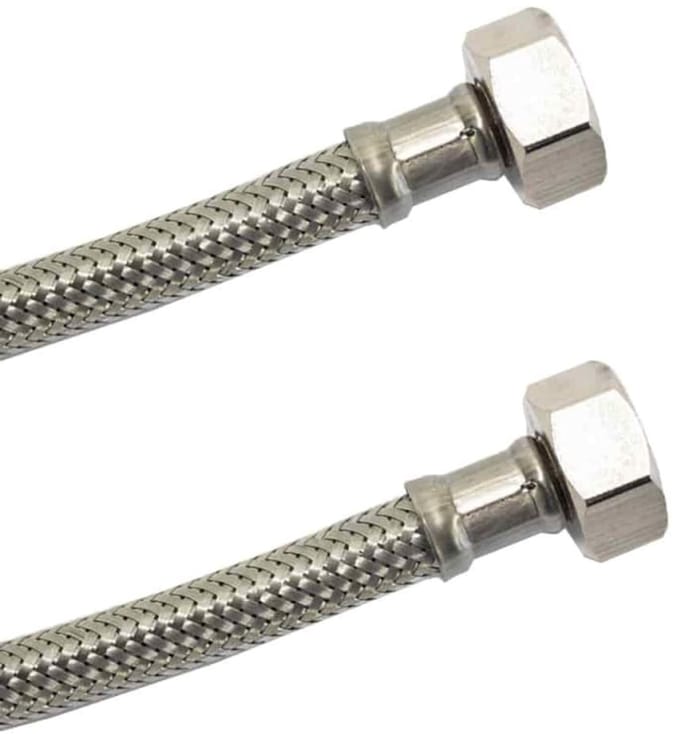 Panzerschlauch Flexibel 1/2", RVS Waterslang, DVGW