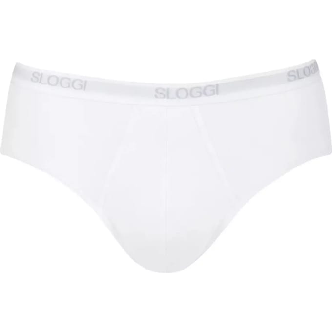 sloggi men Basic Heren Midi slip - 2-pack - Wit - Maat XL