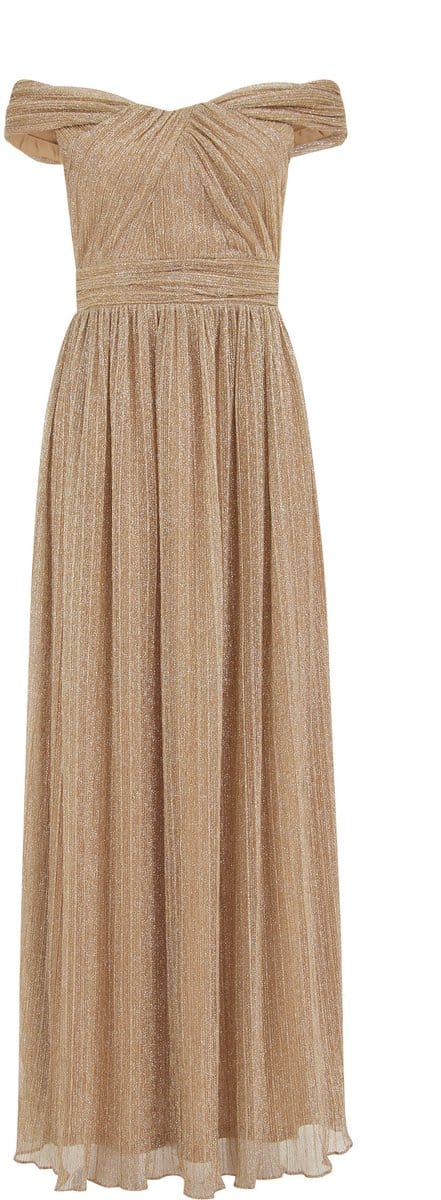 WE Fashion Dames maxi jurk met glittergaren