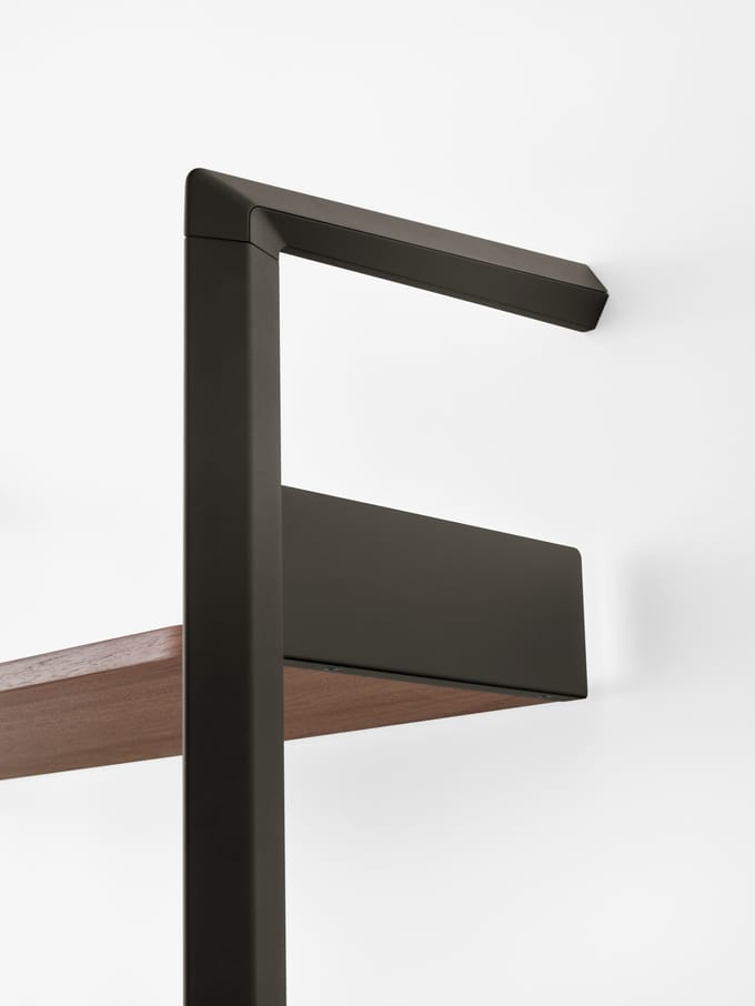 &Tradition Rombe rekken configuratie A (IF1 & IF4) - Antraciet/Walnoot