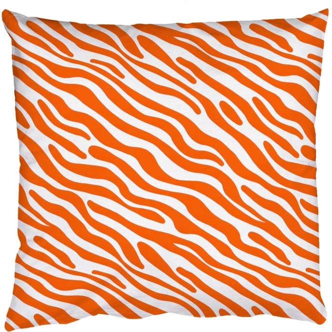 Sierkussens - Kussentjes Woonkamer - 50x50 cm - Strepen - Dynamisch - Oranje