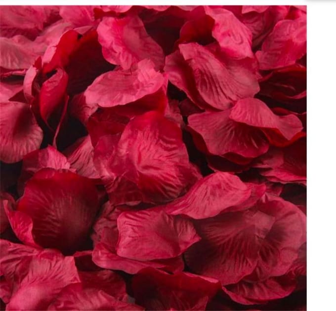 ProductGoods - 1000 Rozenblaadjes Decoratie Donkerrood - Romantisch