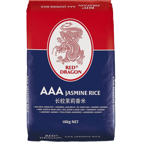 Red Dragon Cambodjaanse geurige langkorrelige rijst 18 kg
