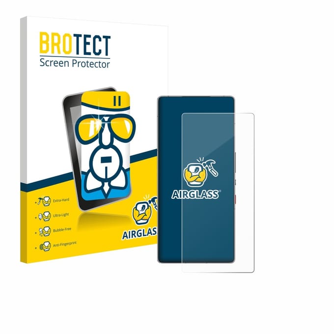 Screenprotector voor ZTE Nubia Red Magic 10S Pro Beschermglas transparant