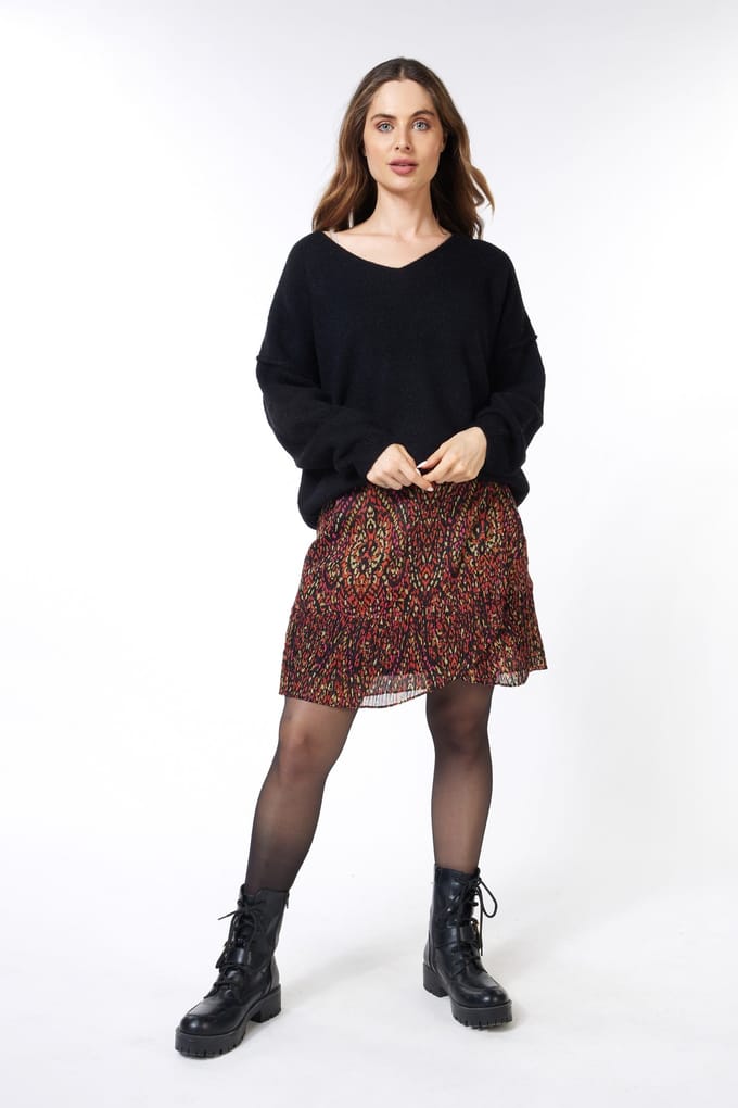 EsQualo Sweater V-neck Black Größe: S | Pullover Outlet | Damen | Schwarz