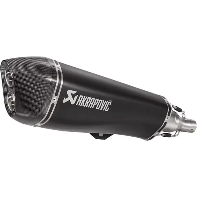 Akrapovic Slip-On Line (SS) MP3 500/500 LT 2008- (S-PI5SO1-HRAASSBL) - Slip-On Exhaust