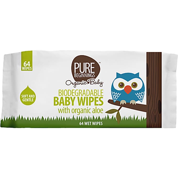 Pure Beginnings Biologisch Afbreekbare Babydoekjes met Biologische ...