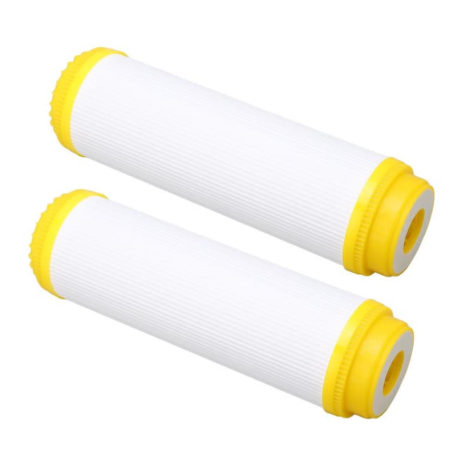 2 stuks Waterfilterpatroon 10 inch Actieve Kool T33 Universeel Ontwerp Set Kit voor Thuis white