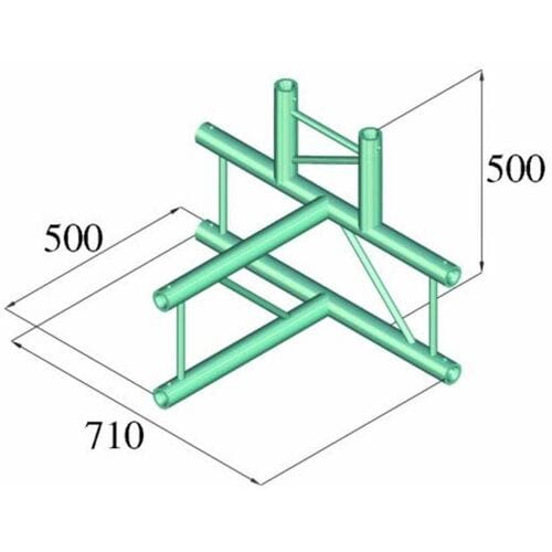 Alutruss BQ2-PAT42V T-Stuk