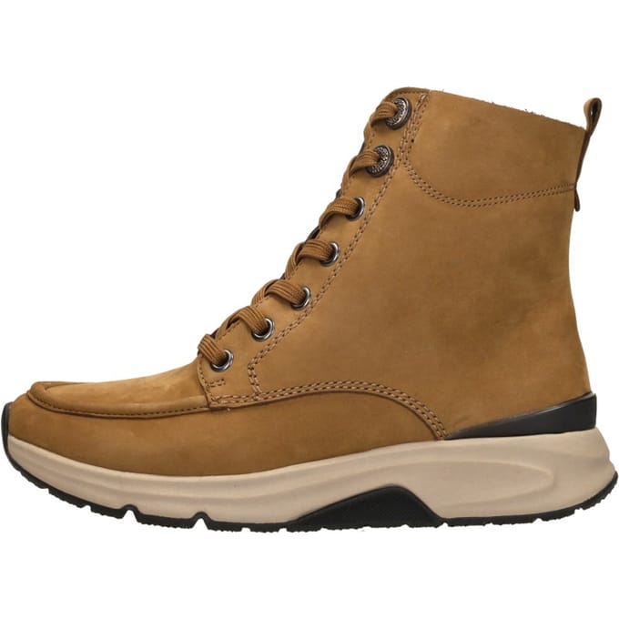 Gabor Rollingsoft Veterschoenen Hoog - taupe - Maat 5.5