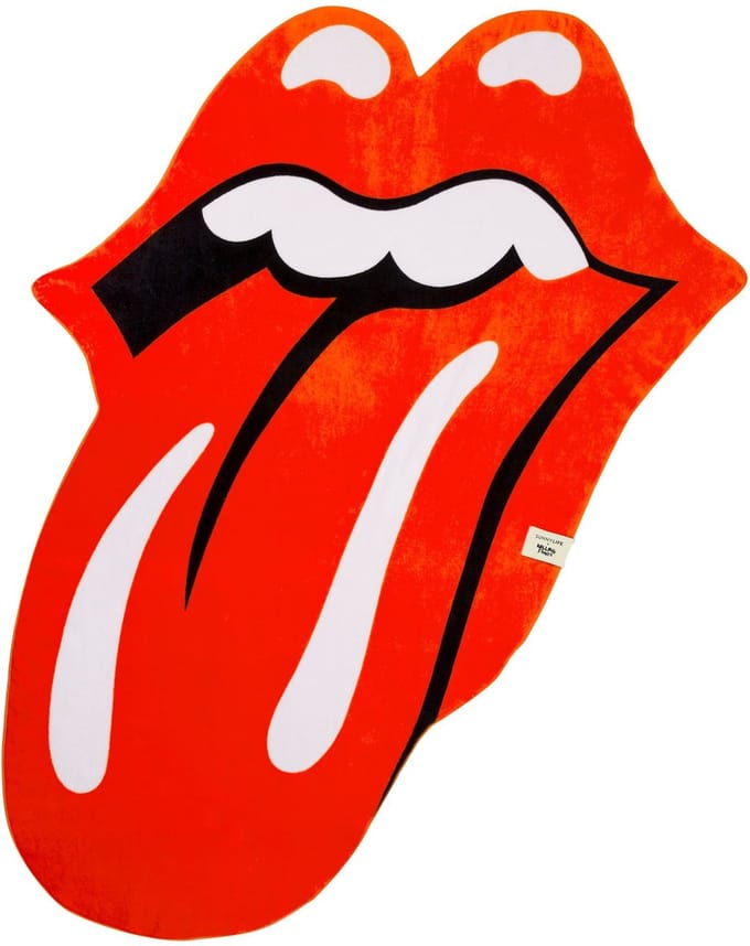 Sunnylife - Rolling Stones Beach Handdoek - Katoen - Rood