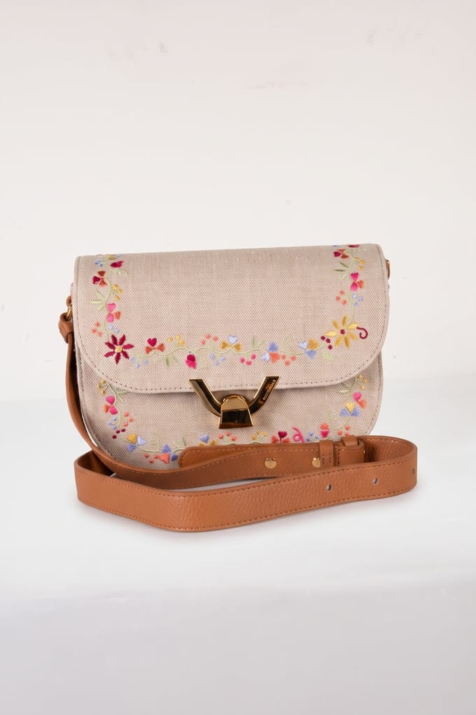 Coccinelle dew Lencos Embr Multicolor/cuir Taglia: OS | Borse a mano Outlet | Donna