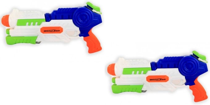 Waterpistool/waterpistolen gekleurd 42 cm