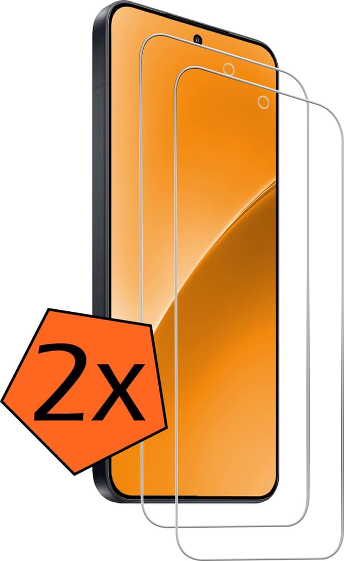 Screenprotector - 2 Stuks - Geschikt voor Xiaomi 15 - Extra Sterk - Gehard Glas - Beschermglas - Tempered Glass - Screen Protector