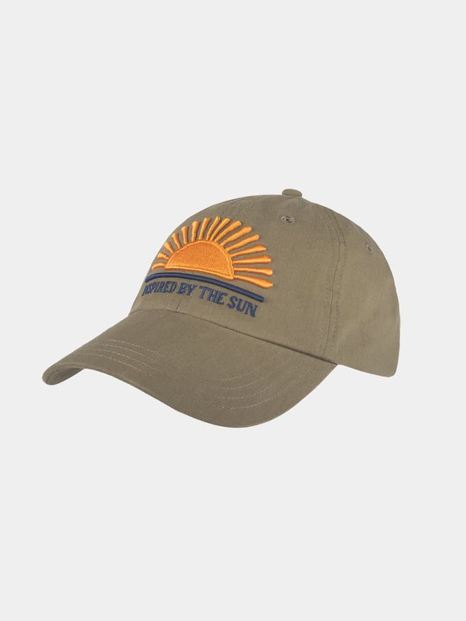Ewan - Baseball cap - Olijf groen