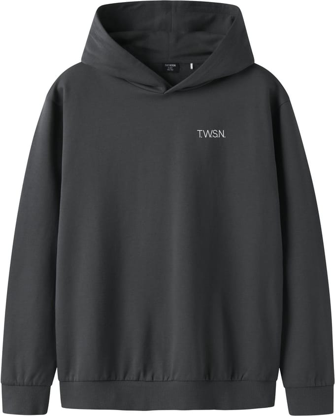 NAME IT - TKMSOX LS SWEAT HOOD LOGO BRU NOOS - Jongens - Sweaters