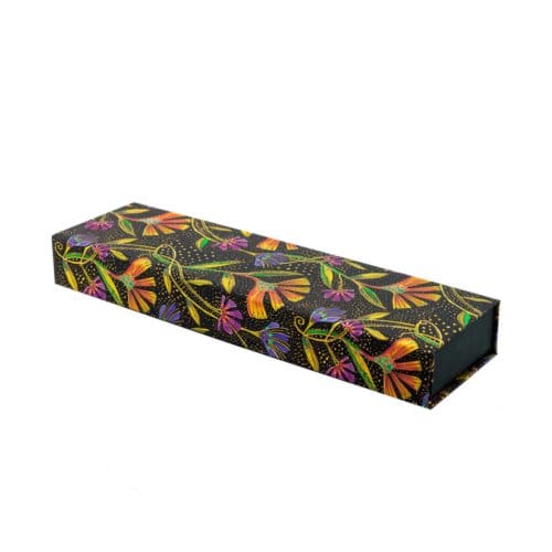 Paperblanks pencil case, formaat 22 x 3 x 6,5 cm - wild flowers