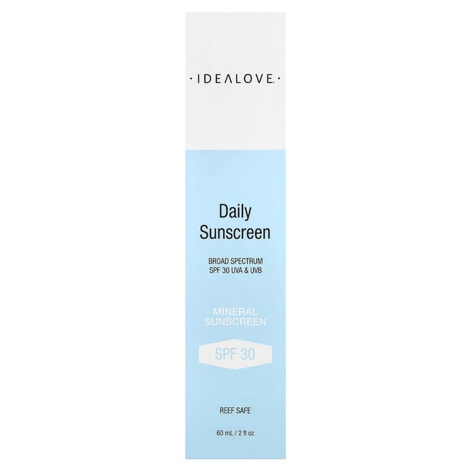 Dagelijkse Zonnebrandcrème, Minerale SPF 30, 60ml(2 fl oz) white