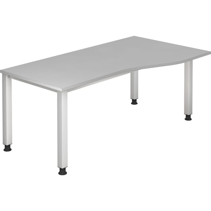 QUEO 18 S | Bureau - Grijs 180 x 100 Tafelhoogte I In hoogte verstelbaar