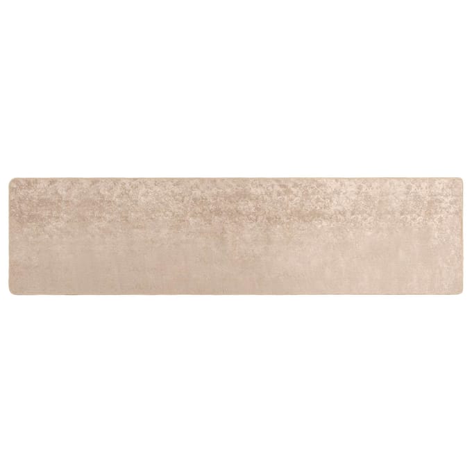 vidaXL - Tapijt - Runner - MARSA - Beige - 80 - x - 400 - cm - Polyester - en - PVC