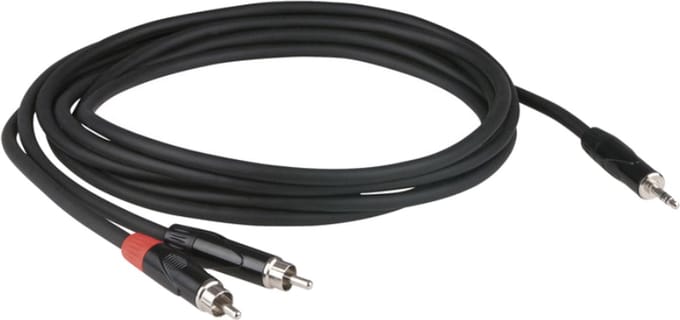 DAP FLX303 - Stereo mini-jack - 2x RCA (m), 3 mtr.