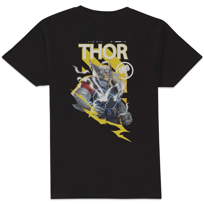 Marvel Rivals Thor-Front Unisex T-Shirt - Black - M