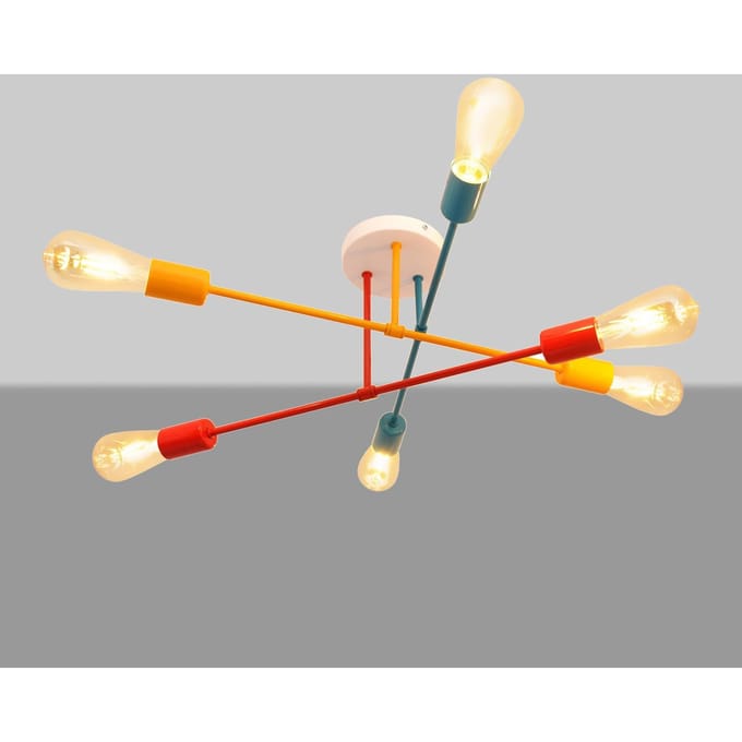 HELAM Plafondlamp Cambridge, 6-lamps