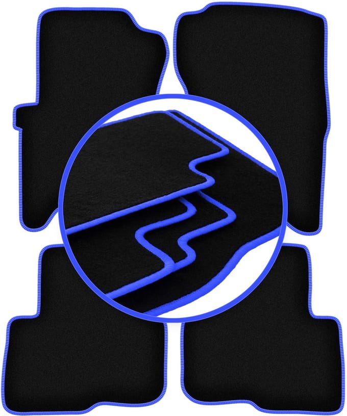 CARLUX-BLUE automatten voor: Land Rover Discovery III SUV (2004-2011)