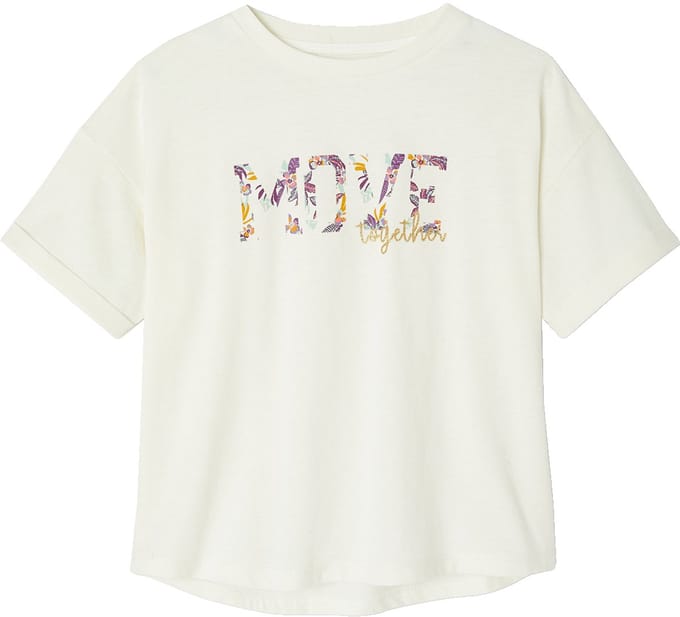 Vertbaudet Sportset voor meisjes T-shirt + iriserende kniebroek