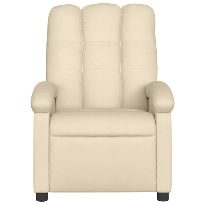 vidaXL - Relaxfauteuil - Crème - Stof