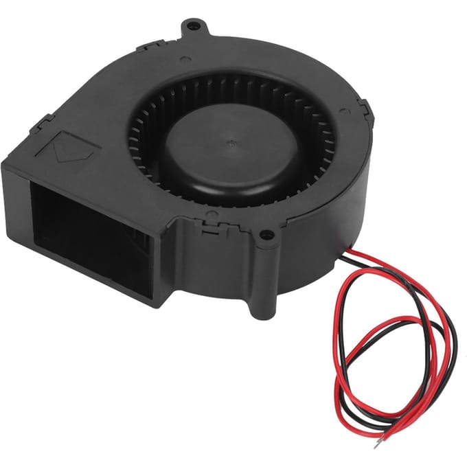 12V 2.85A BBQ Ventilator Luchtblazer voor Barbecue Picknick Camping Vuur Houtskoolstarter black