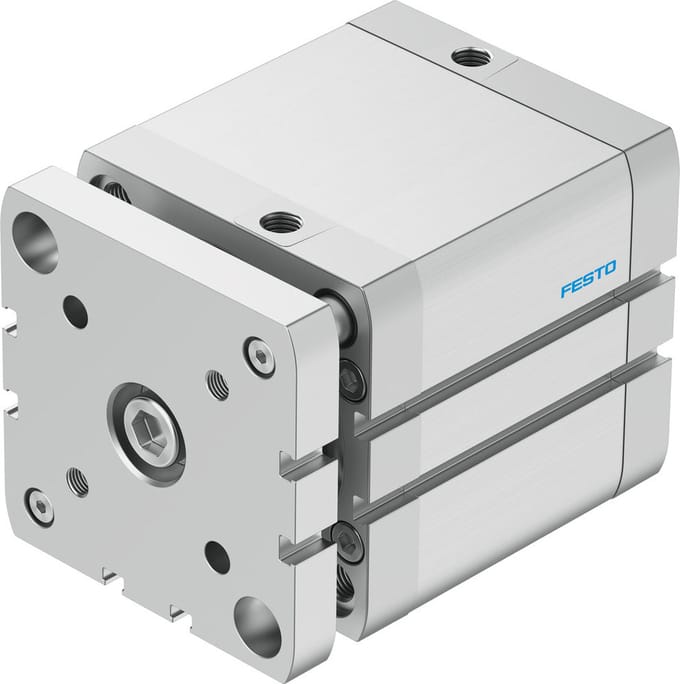 Festo Compacte Cilinder 80mm Boring 50mm Slag ISO 21287 Dubbelwerkend - 574064 - P2DS2