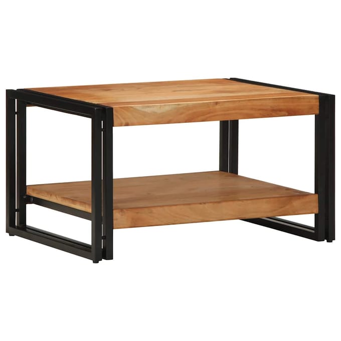 vidaXL - Salontafel - 70x50x38 - cm - massief - acaciahout