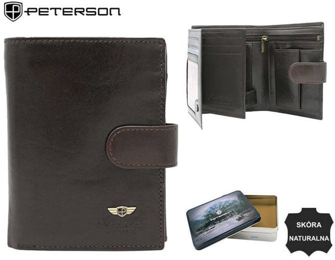 Peterson Serie - Elegante Grote Lederen Portemonnee - RFID Bescherming - Duurzame Kwaliteit