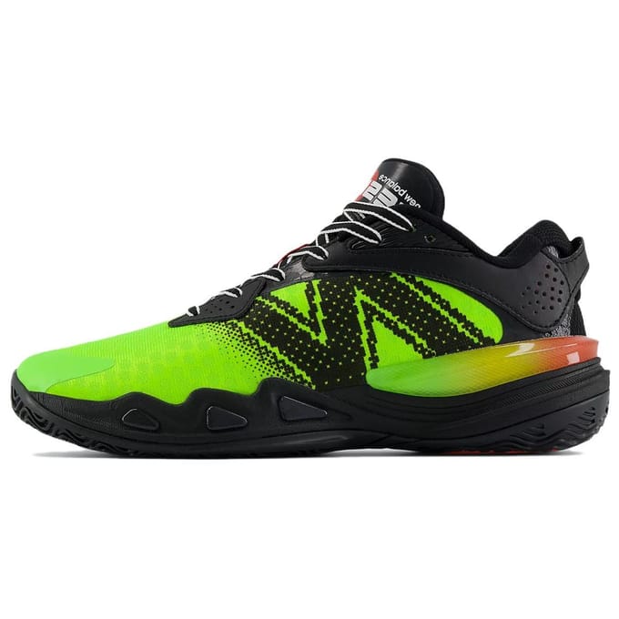 New Balance BB Hesi Low v2 Pixel Groen Zwart Neo Vlam 51 black