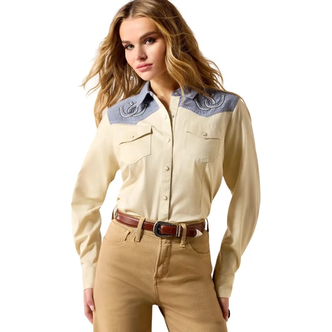 Dameshemd Ariat Horseshoe