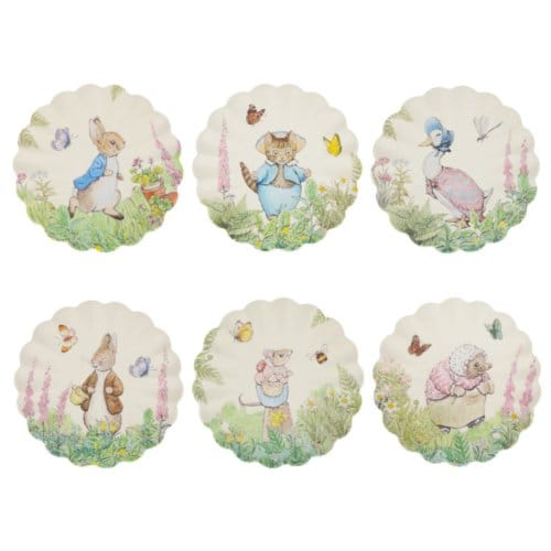 Meri meri melamine bord klein - peter rabbit, assorti