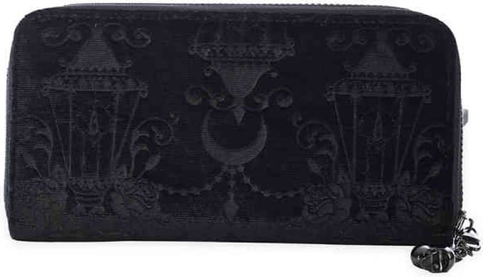 Banned - Velvet Chadelier Dames portemonnee - Zwart