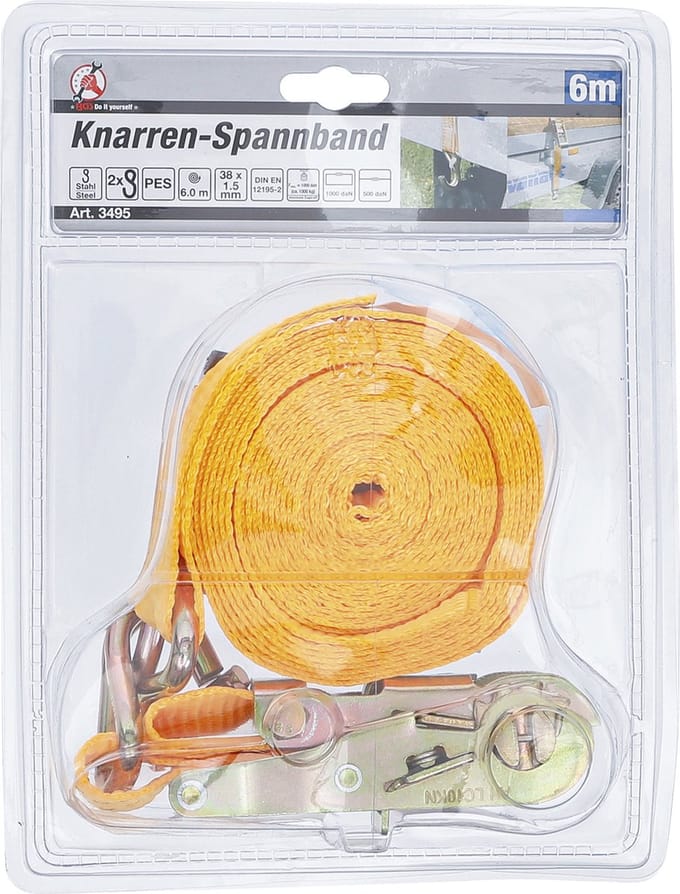 BGS Ratel spanband 6 meter x 38 mm