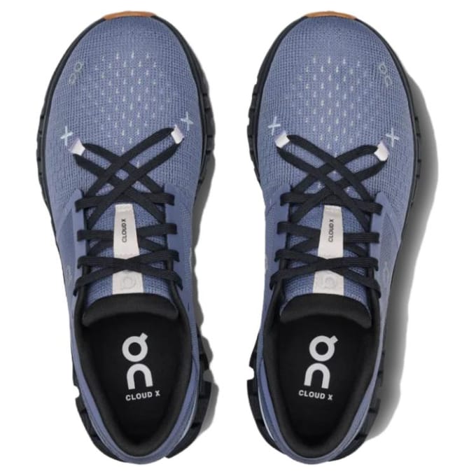 ON Cloud X 4 Feather Black Dames Sneakers Blauw 3WE30072545 36 gray