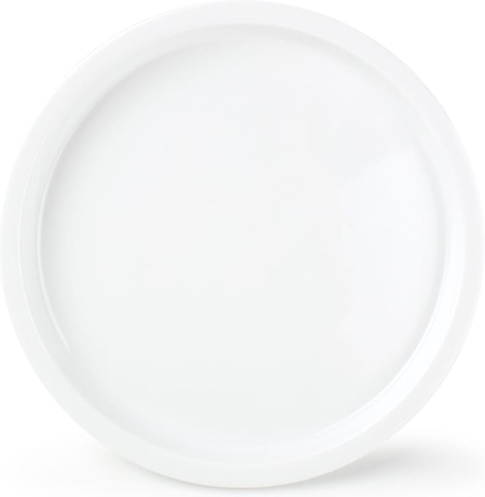 Bonbistro Plat bord 23xH2cm wit Care (Set van 6)