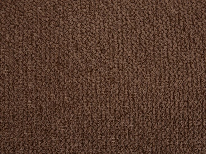 Vente-unique Driezitsslaapbank in bruine chenille stof ECORIA