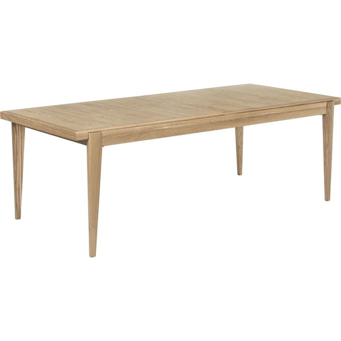 Gubi S-Table Eettafel verlengbaar - eiken mat gelakt