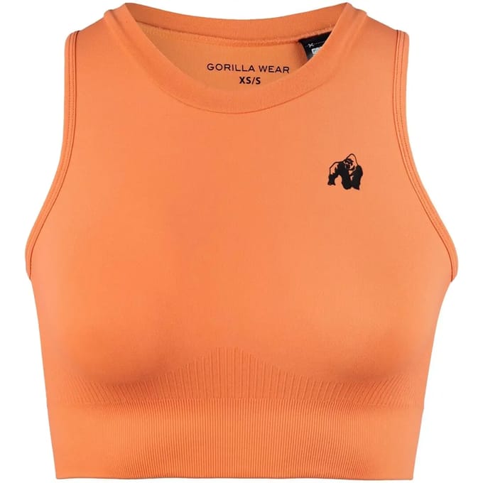 Gorilla Wear Olivia Seamless Crop Top - Perzik - M/L